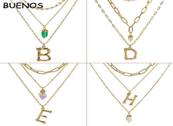 pendant necklaces buenos multilayer letter initial necklace women az fashion pearl zircon natural stone gold chain jewelry9280319, Silver
pendant necklaces buenos multilayer letter initial necklace women az fashion pearl zircon natural stone gold chain jewelry9280319, Silver
