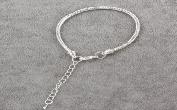 classic diy 925 silver plating chain bracelets fit europen charms beads lobster clasp bangles accessories jewelry 50pcs6608330, Black
classic diy 925 silver plating chain bracelets fit europen charms beads lobster clasp bangles accessories jewelry 50pcs6608330, Black