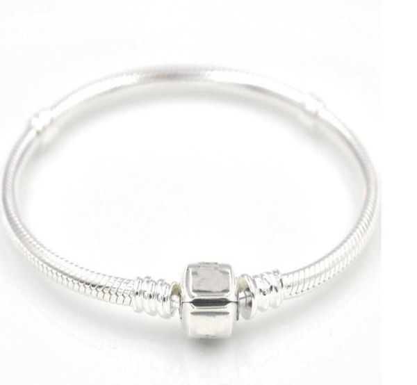 3mm 17-21cm 925 silver plated bracelet chain with barrel clasp fit european beads for bracelet with without logo diy2509222, Golden;silver
3mm 17-21cm 925 silver plated bracelet chain with barrel clasp fit european beads for bracelet with without logo diy2509222, Golden;silver