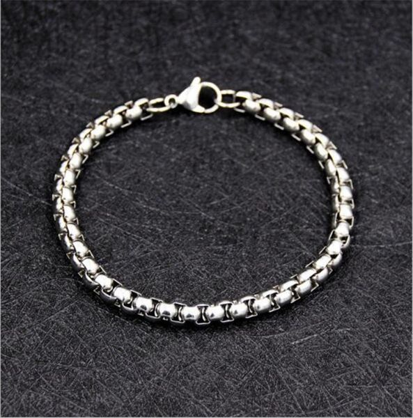 whole 4mm 6mm 316l stainless steel square pearl chain bracelet length 21cm fashion men039s party jewelry 8878548, Black
whole 4mm 6mm 316l stainless steel square pearl chain bracelet length 21cm fashion men039s party jewelry 8878548, Black