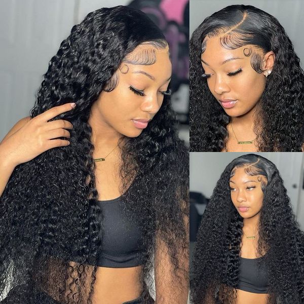 13x4 curly human hair wig curly lace for women transparent lace frontal human hair wig deep wave frontal wig, Black;brown
13x4 curly human hair wig curly lace for women transparent lace frontal human hair wig deep wave frontal wig, Black;brown