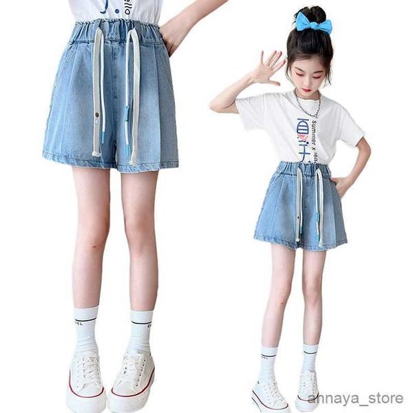 pantskirt big girls blue color short kids elastic waist shorts pants teenager summer casual short pants 5 9 14 years r230626
pantskirt big girls blue color short kids elastic waist shorts pants teenager summer casual short pants 5 9 14 years r230626