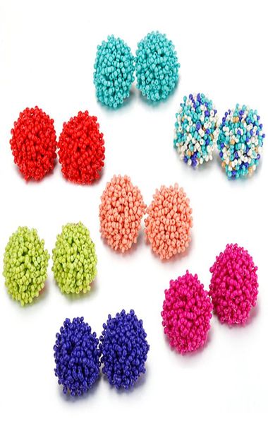 bohemia handmade beads big stud earrings for women girl ethnic jewelry accessories fashion resin beads earrings 13 color7978449, Golden;silver
bohemia handmade beads big stud earrings for women girl ethnic jewelry accessories fashion resin beads earrings 13 color7978449, Golden;silver