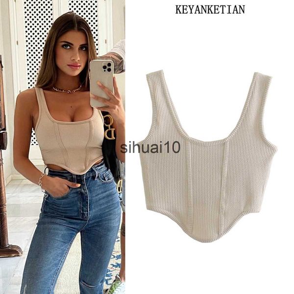 women's t-shirt keyanketian za women's slim rib knit camisole sleeveless cropped tank club party chic wrapped cropped streetwear j, White
women's t-shirt keyanketian za women's slim rib knit camisole sleeveless cropped tank club party chic wrapped cropped streetwear j, White
