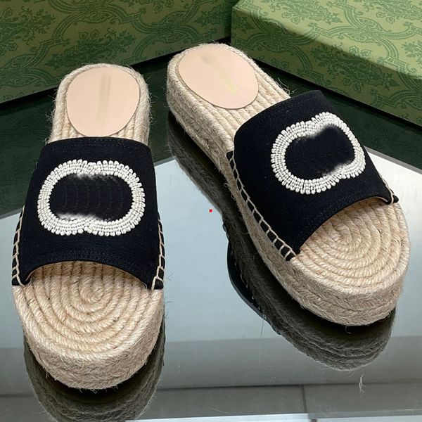 2023 fashion designer fabric slides slippers multicolor embroidery mules women low heel flip flops casual sandals summer leather flat slide, Black
2023 fashion designer fabric slides slippers multicolor embroidery mules women low heel flip flops casual sandals summer leather flat slide, Black
