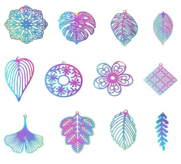 fashion jewelrycharms 10pcs stainless steel hollow leaf filigree stamping pendants leaves petal charms ab colors flower filigree j2956081, Silver
fashion jewelrycharms 10pcs stainless steel hollow leaf filigree stamping pendants leaves petal charms ab colors flower filigree j2956081, Silver