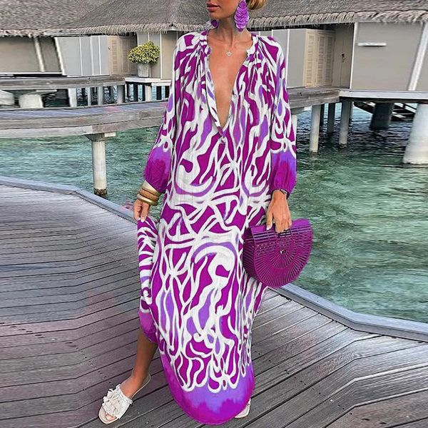 dresses summer v neck long sleeve party dress women elegant print vintage print maxi dresses for women fashion long dress bobo, Black;gray
dresses summer v neck long sleeve party dress women elegant print vintage print maxi dresses for women fashion long dress bobo, Black;gray