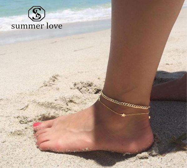 fashion pentagram doublelayered anklet bracelet designer jewelry women anklet3696742, Red;blue
fashion pentagram doublelayered anklet bracelet designer jewelry women anklet3696742, Red;blue