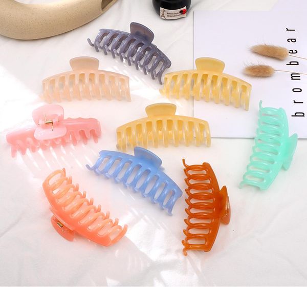 solid color clamps hair claws nonslip crab barrette clips bath ponytail clip for women girls accessories gift new8125900, Slivery;golden
solid color clamps hair claws nonslip crab barrette clips bath ponytail clip for women girls accessories gift new8125900, Slivery;golden