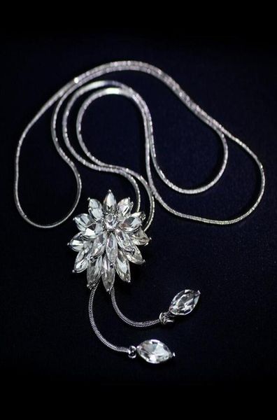 zircon snowflake long necklace sweater chain fashion fine metal chain crystal rhinestone flower pendant necklaces adjusted ps08408537548, Silver
zircon snowflake long necklace sweater chain fashion fine metal chain crystal rhinestone flower pendant necklaces adjusted ps08408537548, Silver