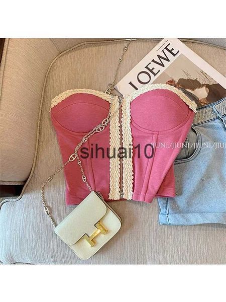 women's t-shirt high street women's camisole 2023 new fashion solid color zipper strapless bustier bra cropped female thin underw, White
women's t-shirt high street women's camisole 2023 new fashion solid color zipper strapless bustier bra cropped female thin underw, White