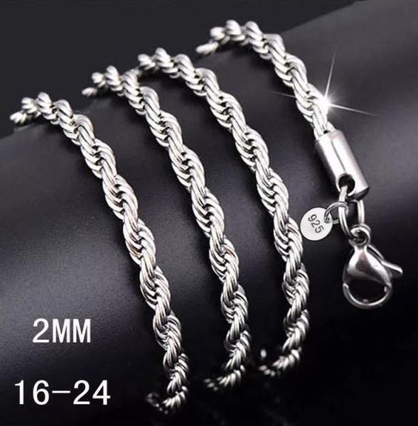 2mm 925 sterling silver necklace chains 1630 inch fashion rope chain necklace jewelry for women3606350
2mm 925 sterling silver necklace chains 1630 inch fashion rope chain necklace jewelry for women3606350