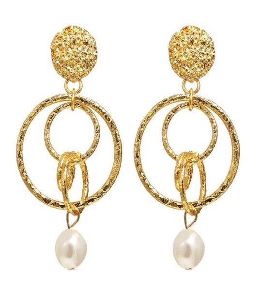 new arrival round fashion pearl pendant earring for women gold creative hoop earrings modern jewelry gifts7795203, Silver
new arrival round fashion pearl pendant earring for women gold creative hoop earrings modern jewelry gifts7795203, Silver