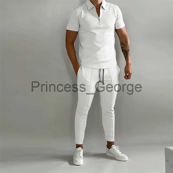 men's tracksuits 2023 summer sports twopiece sets men's short sleeve zipper lapel polo shirt slim fit long pants daily casual comm, Gray
men's tracksuits 2023 summer sports twopiece sets men's short sleeve zipper lapel polo shirt slim fit long pants daily casual comm, Gray