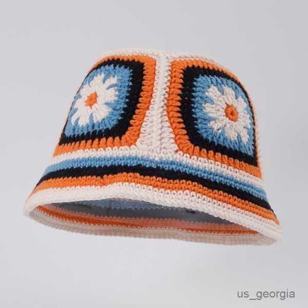 caps crochet flower bucket hat women autumn winter fisherman hat knitted hat color matching knitted basin hat r230627, Blue;gray
caps crochet flower bucket hat women autumn winter fisherman hat knitted hat color matching knitted basin hat r230627, Blue;gray