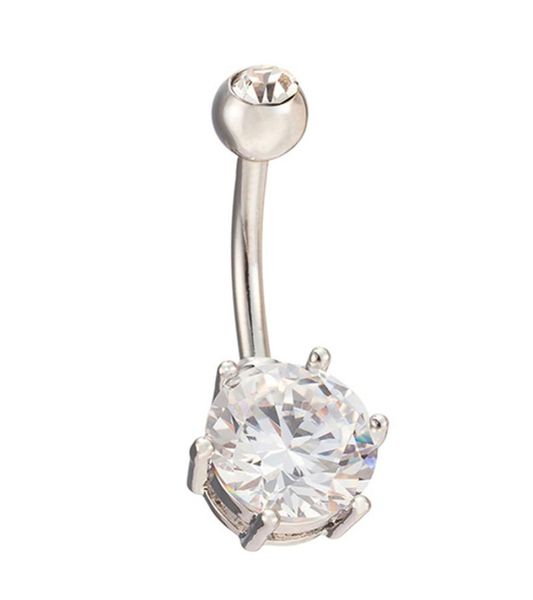 new prong setting round cut cubic zirconia copper navel ring bar belly button ring barbell body piercing6744494, Silver
new prong setting round cut cubic zirconia copper navel ring bar belly button ring barbell body piercing6744494, Silver