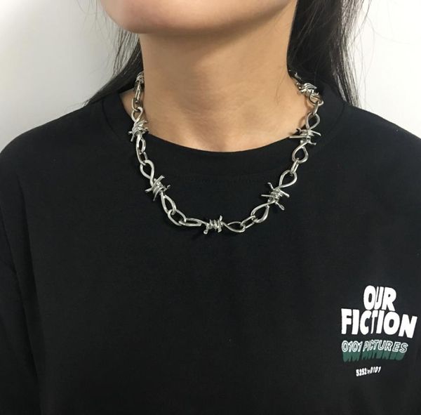 jewelry accessories fashion jewelrynecklace wire brambles necklace women hiphop punk style barbed wire brambles link chain choker8075083, Silver
jewelry accessories fashion jewelrynecklace wire brambles necklace women hiphop punk style barbed wire brambles link chain choker8075083, Silver