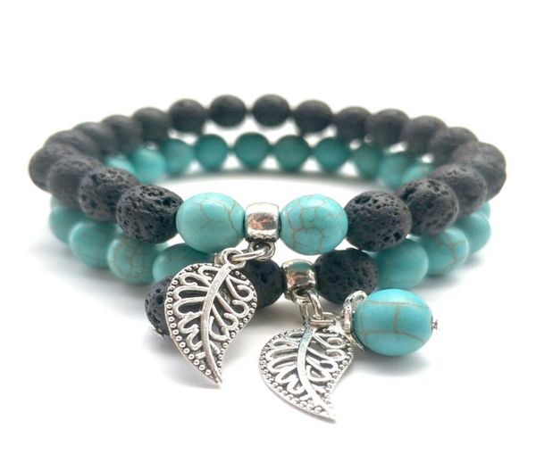 8mm natural black lava stone beads turquoise leaf bracelet essential oil perfume diffuser bracelets women yoga jewelry7201042
8mm natural black lava stone beads turquoise leaf bracelet essential oil perfume diffuser bracelets women yoga jewelry7201042