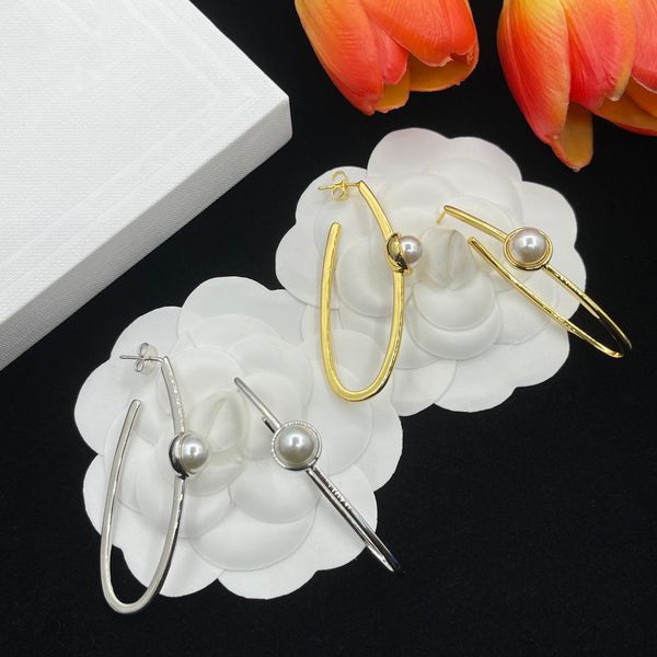 women girls premium gold earring designer stud earring luxury brand letter design earrings fashion jewelry, Golden
women girls premium gold earring designer stud earring luxury brand letter design earrings fashion jewelry, Golden