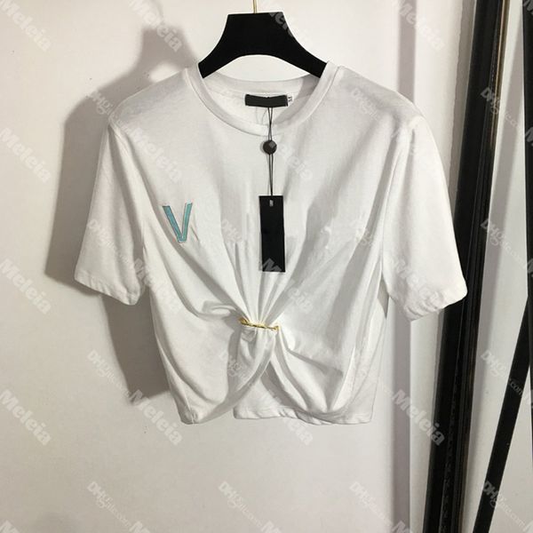 colorful embroidery letter t shirt women short tees cotton t shirts for lady white crop top
colorful embroidery letter t shirt women short tees cotton t shirts for lady white crop top