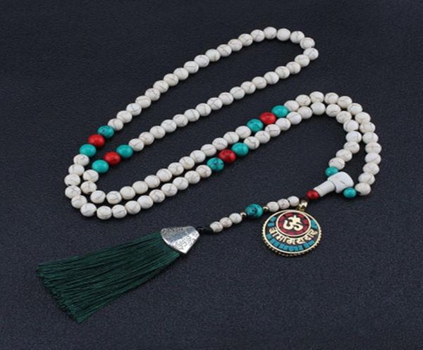 new silk tassel buddhist prayer white pine beads necklace boho nepal long sweater chain vintage tibetan pendant ethnic necklace7153997, Silver
new silk tassel buddhist prayer white pine beads necklace boho nepal long sweater chain vintage tibetan pendant ethnic necklace7153997, Silver