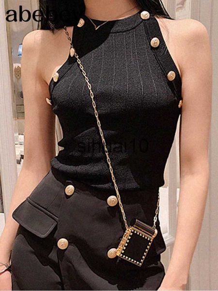 women's t-shirt 2022 summer new hollow out womens tank thin knitted sleeveless golden buttons camisole women clothes j230627, White
women's t-shirt 2022 summer new hollow out womens tank thin knitted sleeveless golden buttons camisole women clothes j230627, White