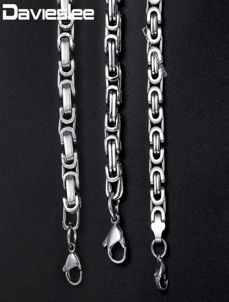 davieslee mens necklaces chains silver tone stainless steel byzantine chain necklace for men jewelry fashion gift 57mm lknn21fact4275882
davieslee mens necklaces chains silver tone stainless steel byzantine chain necklace for men jewelry fashion gift 57mm lknn21fact4275882