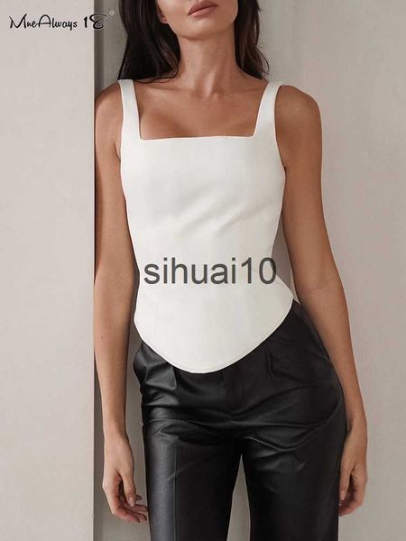women's t-shirt mnealways18 casual white tank corset women square collar triangle sleeveless camis office lady black summer 2023 j230
women's t-shirt mnealways18 casual white tank corset women square collar triangle sleeveless camis office lady black summer 2023 j230