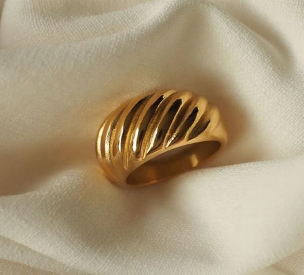 rings high grade 316l stainless steel with 18k plating tarnish croissant chunky gold for women ladies vintage ring9319681, Slivery;golden
rings high grade 316l stainless steel with 18k plating tarnish croissant chunky gold for women ladies vintage ring9319681, Slivery;golden