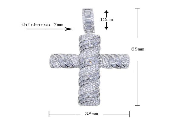 new styles silver cross pendant necklace with cz paved hip hop necklaces jewery with rope chain tennis chains for women men punk s9275717
new styles silver cross pendant necklace with cz paved hip hop necklaces jewery with rope chain tennis chains for women men punk s9275717