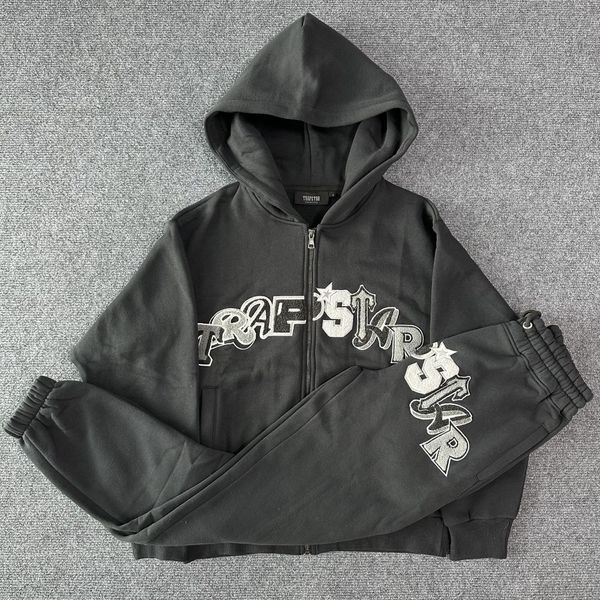 men's tracksuits zipper hoodie embroidere logo casual loose long sleeve fleece jogging pants set hooded sweatshirts sets, Gray
men's tracksuits zipper hoodie embroidere logo casual loose long sleeve fleece jogging pants set hooded sweatshirts sets, Gray