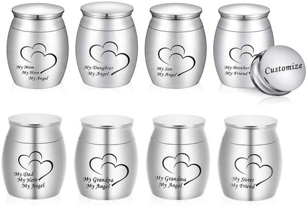 small keepsake urn for human ashesmini cremation urn small funeral jar stainless steel ashes cremation funeral jarmy dad my ange1908253, Silver
small keepsake urn for human ashesmini cremation urn small funeral jar stainless steel ashes cremation funeral jarmy dad my ange1908253, Silver