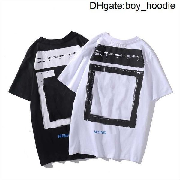men's jacket fashion sports tshirt summer designer offs white t shirts luxury cotton loose casual short sleeves oil painting h6e8, White;black
men's jacket fashion sports tshirt summer designer offs white t shirts luxury cotton loose casual short sleeves oil painting h6e8, White;black
