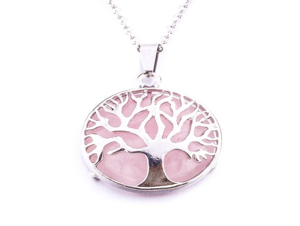 natural round gem stone tree of life necklaces pendants pink quartz white crystal lapis lazuli tiger eye opal neklace2810255, Silver
natural round gem stone tree of life necklaces pendants pink quartz white crystal lapis lazuli tiger eye opal neklace2810255, Silver