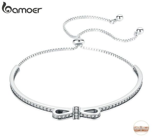 bamoer 925 sterling silver bowknot clear cubic zircon bangles bracelets for women sterling silver jewelry scb108 ly199330725, Black
bamoer 925 sterling silver bowknot clear cubic zircon bangles bracelets for women sterling silver jewelry scb108 ly199330725, Black