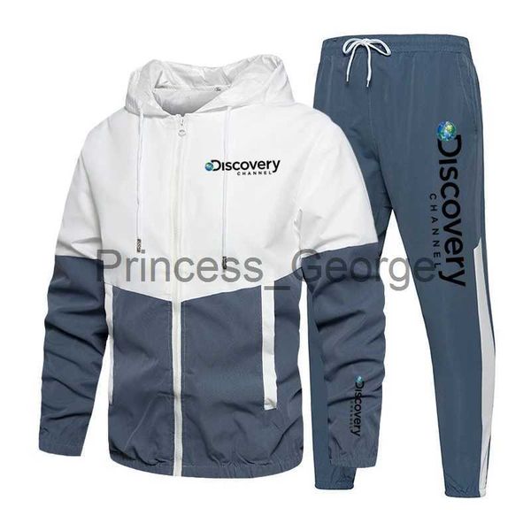 men's tracksuits discovery channel men tracksuit casual set joggers hooded sportswear jacketspants 2 piece sets hip hop running sports, Gray
men's tracksuits discovery channel men tracksuit casual set joggers hooded sportswear jacketspants 2 piece sets hip hop running sports, Gray