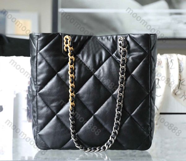 10a tier mirror quality 19 shopping bag large womens real leather lambskin quilted purse tote shoulder black box gold chain bag luxury desig
10a tier mirror quality 19 shopping bag large womens real leather lambskin quilted purse tote shoulder black box gold chain bag luxury desig