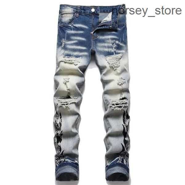 designer mens jeans men's high street purple for embroidery pants oversize ripped patch hole denim straight fashion streetwear slim air, Blue
designer mens jeans men's high street purple for embroidery pants oversize ripped patch hole denim straight fashion streetwear slim air, Blue