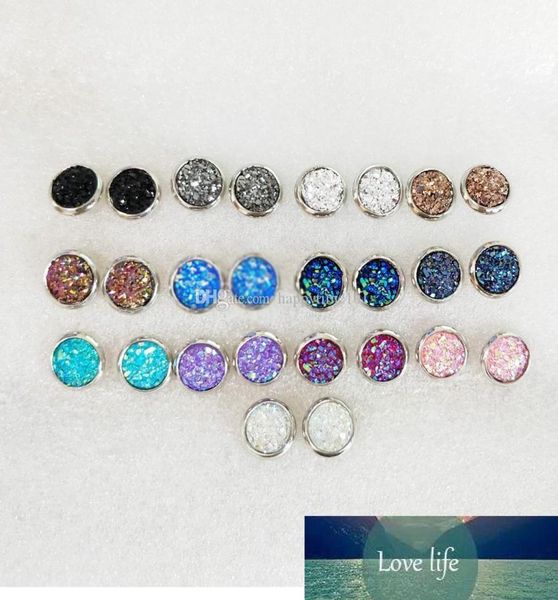 fashion 8mm druzy earings stainless steel resin drusy dome seals cabochon stud earrings for women jewelry2404658, Golden;silver
fashion 8mm druzy earings stainless steel resin drusy dome seals cabochon stud earrings for women jewelry2404658, Golden;silver