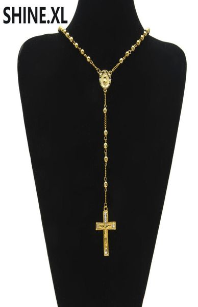 hip hop iced out long rosary necklaces bead chain cross pendant gold color catholic church ball jewelry7343025, Silver
hip hop iced out long rosary necklaces bead chain cross pendant gold color catholic church ball jewelry7343025, Silver