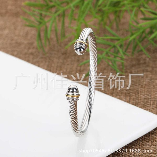 designer bracelet bangle dy round head bracelet new line flower twisted thread color separation fashion versatile david, Black
designer bracelet bangle dy round head bracelet new line flower twisted thread color separation fashion versatile david, Black