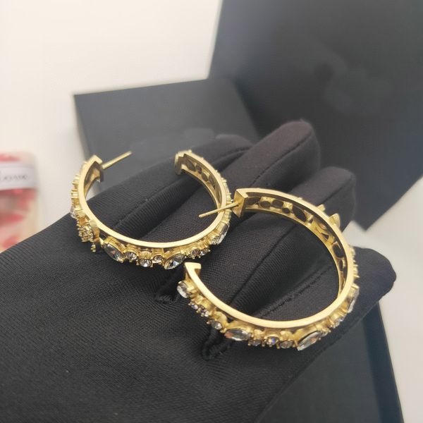 2023 luxury quality charm round shape drop earring with diamond and crystal in 18k gold plated have box stamp ps7220b, Golden
2023 luxury quality charm round shape drop earring with diamond and crystal in 18k gold plated have box stamp ps7220b, Golden