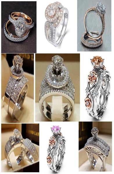 new wedding couple rings 3a rhinestone fashion silver rose gold rings mixed different styles fashion european american jewelry fre1428911, Slivery;golden
new wedding couple rings 3a rhinestone fashion silver rose gold rings mixed different styles fashion european american jewelry fre1428911, Slivery;golden