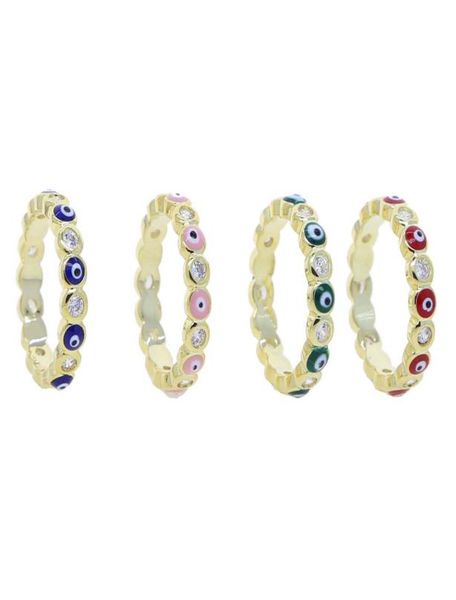 2021 gold color stacking women finger band colorful red pink blue green enamel evil eye eternity rings5391704, Slivery;golden
2021 gold color stacking women finger band colorful red pink blue green enamel evil eye eternity rings5391704, Slivery;golden