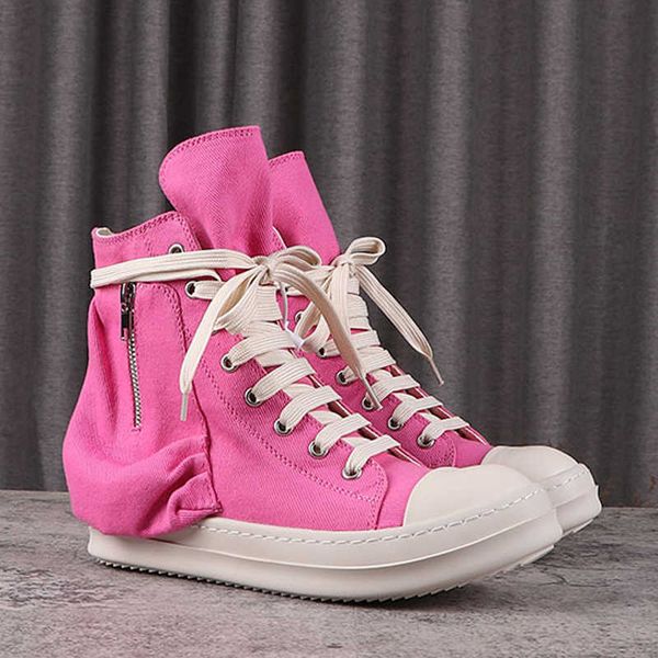 men's casual shoes rick male sneakers pocket design canvas women's pink shoe owens lace-up with box size 34-48
men's casual shoes rick male sneakers pocket design canvas women's pink shoe owens lace-up with box size 34-48