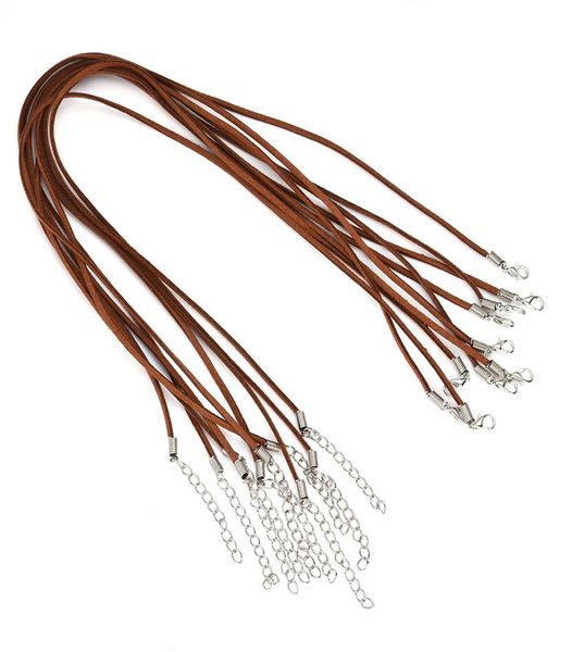 10pcsset black brown suede leather string necklace cord jewelry making diy collar chain jewelry9554389, Silver
10pcsset black brown suede leather string necklace cord jewelry making diy collar chain jewelry9554389, Silver