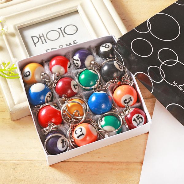 rings key rings 16pcssetlot mini billiards shaped keyring assorted colorf pool small ball keychains creative hanging decoratio y23159, Silver
rings key rings 16pcssetlot mini billiards shaped keyring assorted colorf pool small ball keychains creative hanging decoratio y23159, Silver