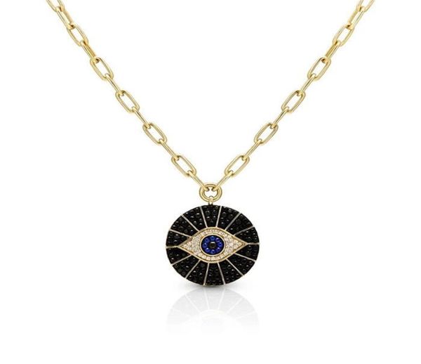 gold filled black cubic zirconia round coin evil eye pendant necklace wide open link chain for women 2010144519364, Silver
gold filled black cubic zirconia round coin evil eye pendant necklace wide open link chain for women 2010144519364, Silver