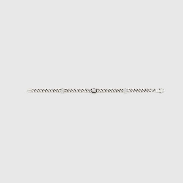 double high edition sterling silver retro fashion trend versatile men's and women's bracelet couple gift, Black
double high edition sterling silver retro fashion trend versatile men's and women's bracelet couple gift, Black