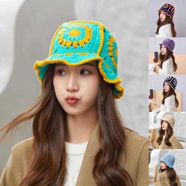 caps unique ladies crochet knitting flower pattern knitted bucket hat skin-friendly woolen hat hollow out for going outdoor r230627, Blue;gray
caps unique ladies crochet knitting flower pattern knitted bucket hat skin-friendly woolen hat hollow out for going outdoor r230627, Blue;gray